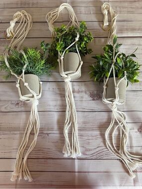 Fake Plant Wall Decor Set